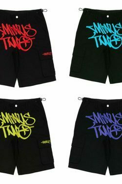 y2k cargo pants with minus two print & 8211 unisex streetwear 8650